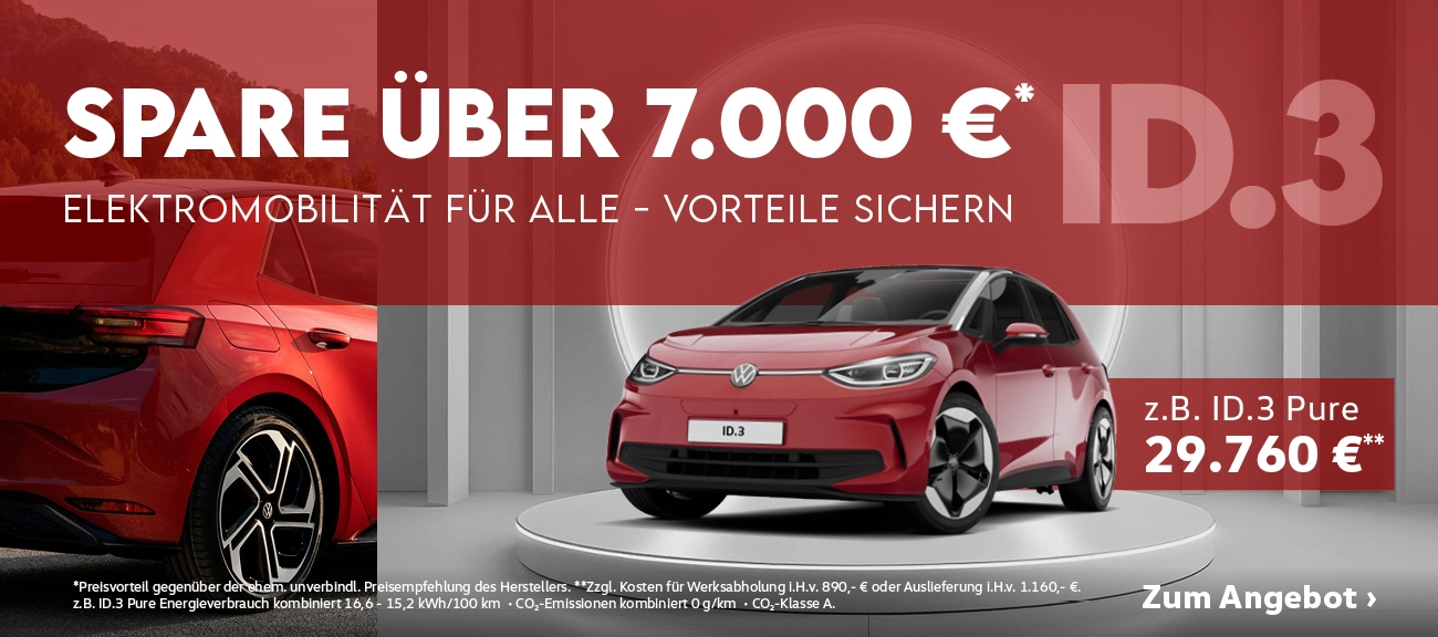 VW ID.3 Aktionsangebot